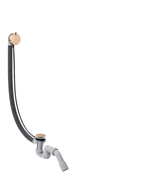 Hansgrohe-HG-Komplettset-Ablauf-und-Ueberlaufgarnitur-fuer-Sonderwannen-Polished-Red-Gold-58318300 gallery number 1